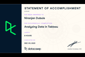 Image of Analyzing Data in Tableau